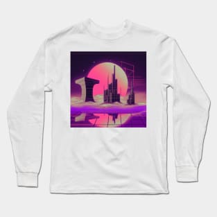 DREAM CITY IN MARS Long Sleeve T-Shirt